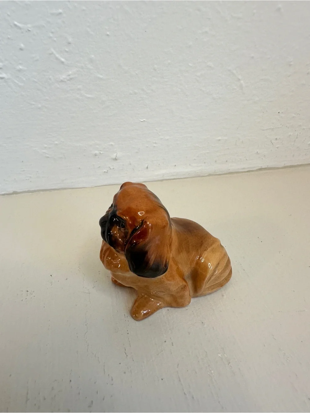 Vintage Royal Doulton Pekingese Dog Figurine, Miniature Seated Series, 2